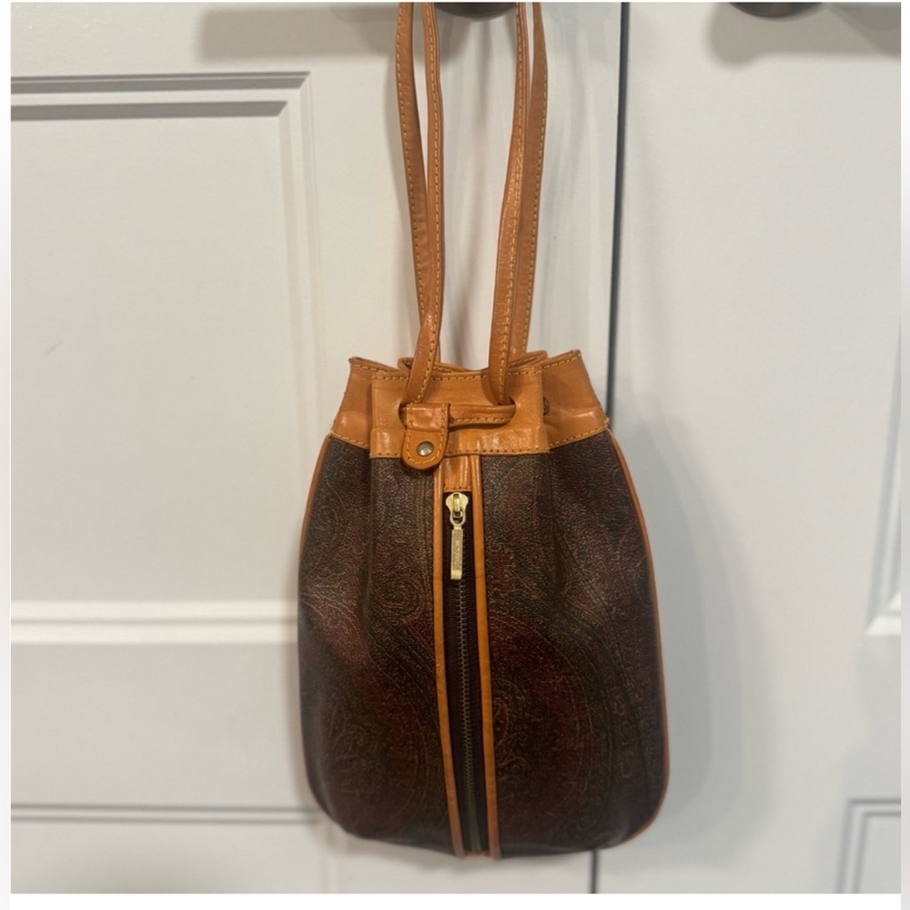 ETRO Milano Paisley Drawstring Bag COA included